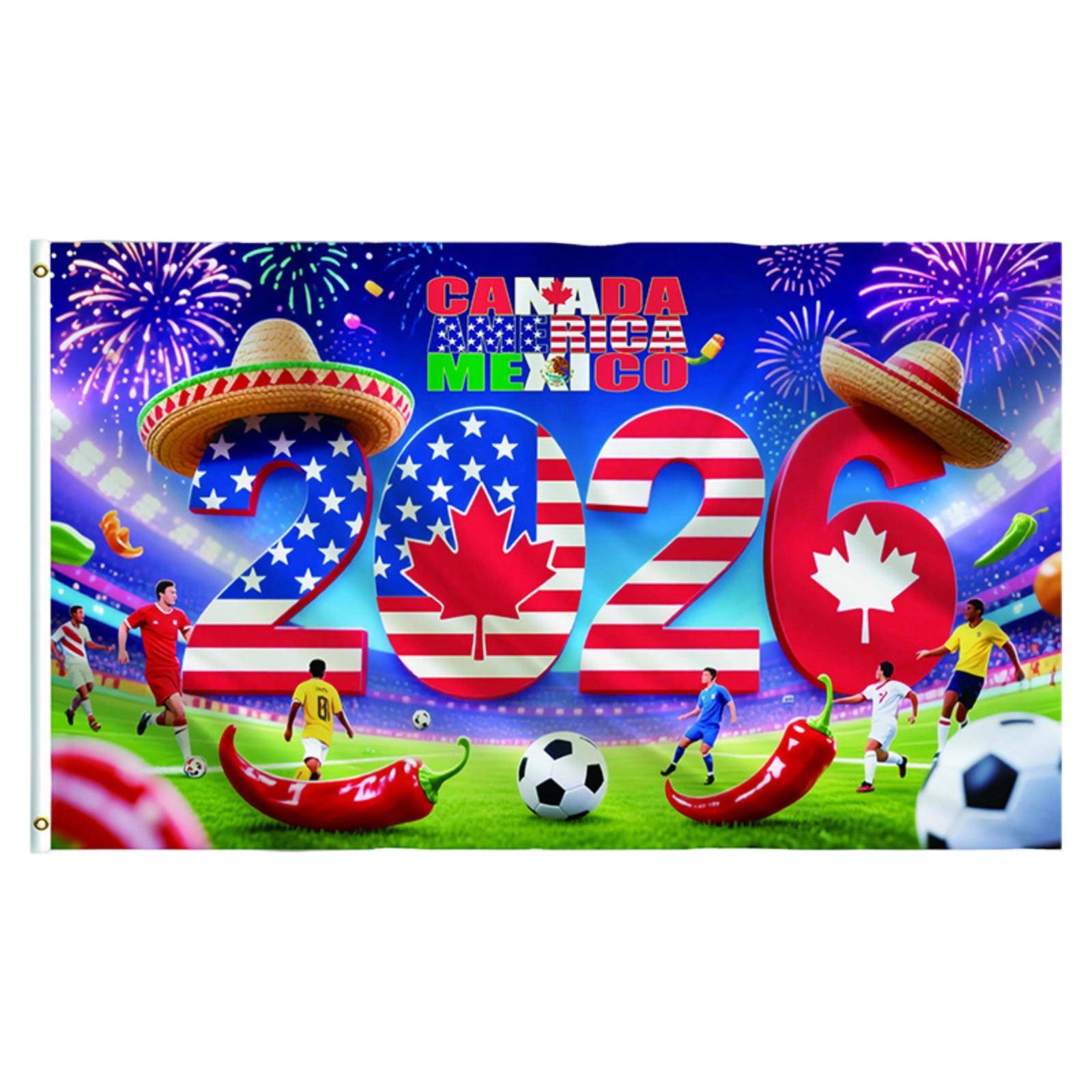 

3x5FT World Fan Support Banner One Size
