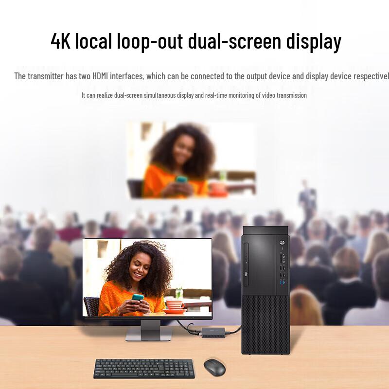 Ugreen 4K HDMI Extender 120m with Loop Out & Audio