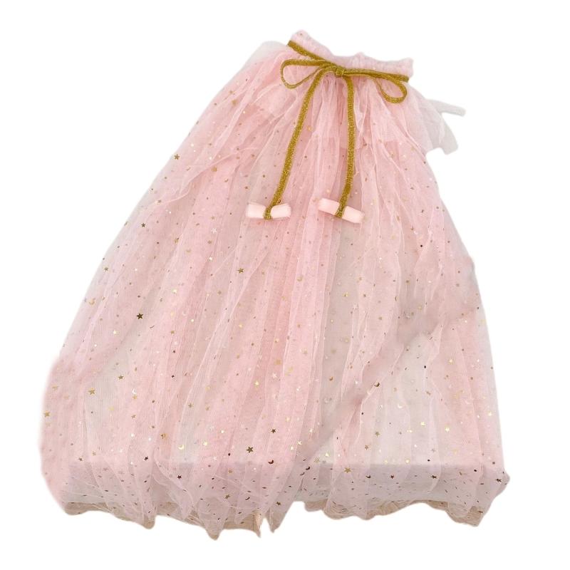 Fairy Clock For Kids Girl Princess Cape Cloak Princess Cloak Fairy Cape Cloak Princess Robe For Toddler Girl 90cm розовый