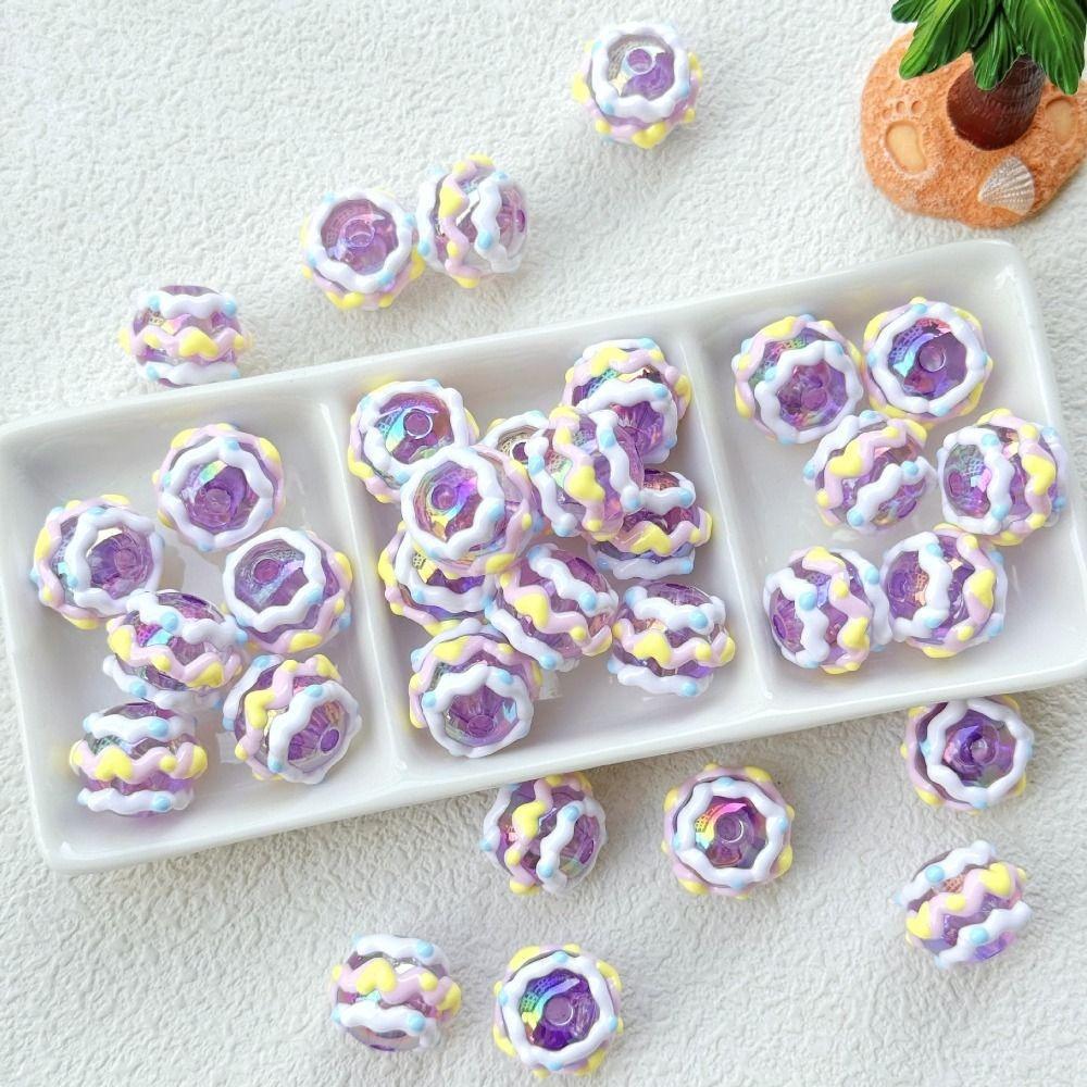 

5 шт./комплект. Матеріали своїми руками Намистини, розписані вручну. Кремові підвіски для мобільних телефонів. Милі намистини на ланцюжках для телефонів. червоний