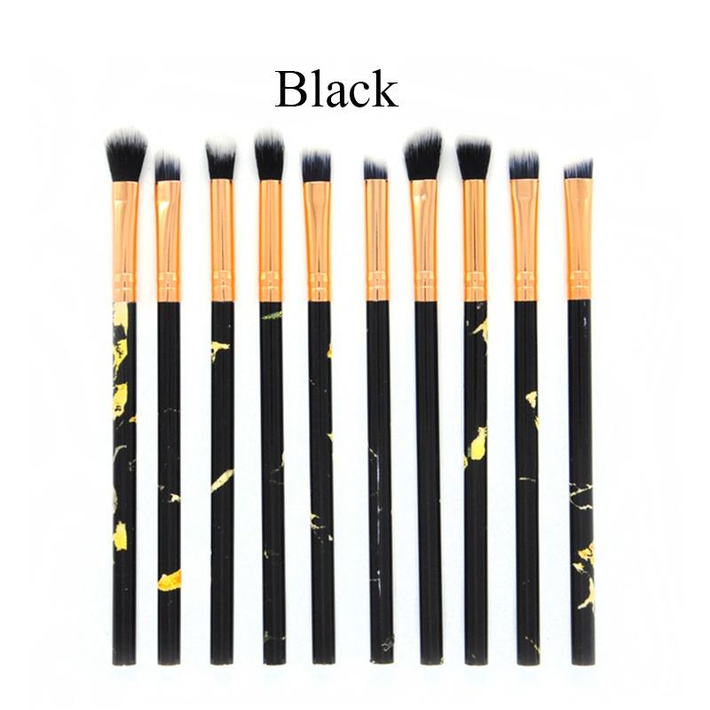 Buy 6/10pcs Marble Pattern Makeup Brush Set Women Eye Eyeshadow Brushes Cosmetic Kit Make Up