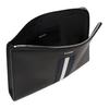 Bally Letter Logo Leather Clutch Men clutch Black 6310089
