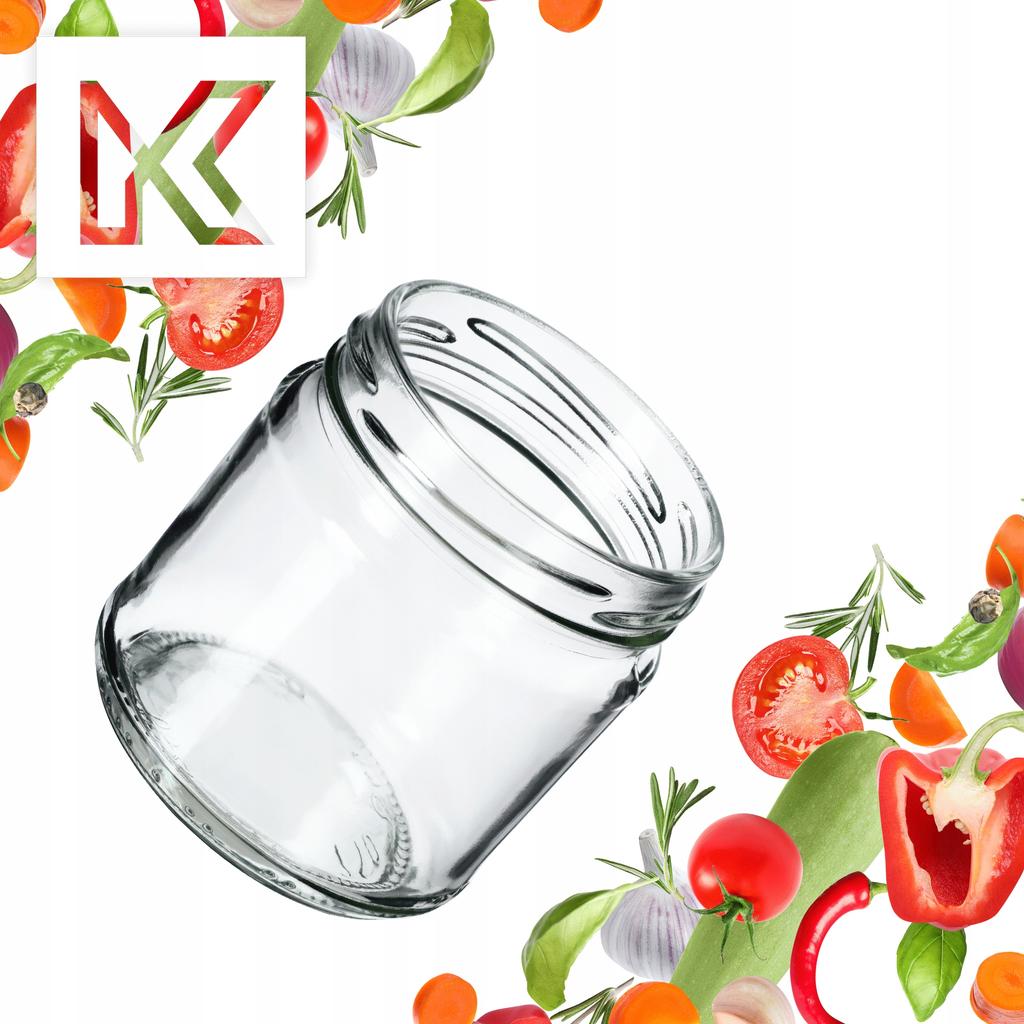 KADAX 10x Glas 200ml Glas für Konserven Marmelade Honig Ohne Deckel