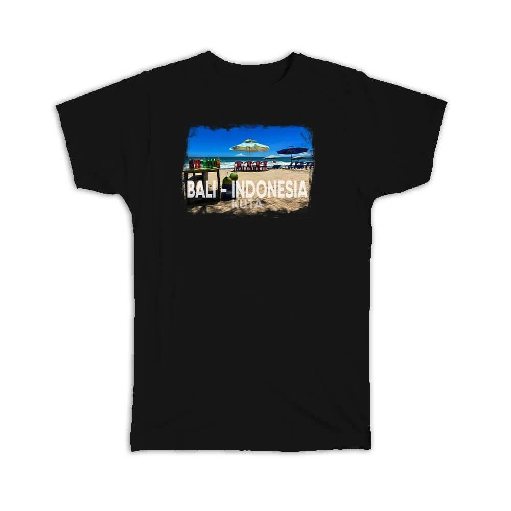 Gift T-Shirt : Beach Bali Indonesia Kuta Coconut S
