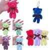 Teddy Plush Bear Toy Keychain Bag Pendant Stuffed Doll Home Decoration Gift Kids