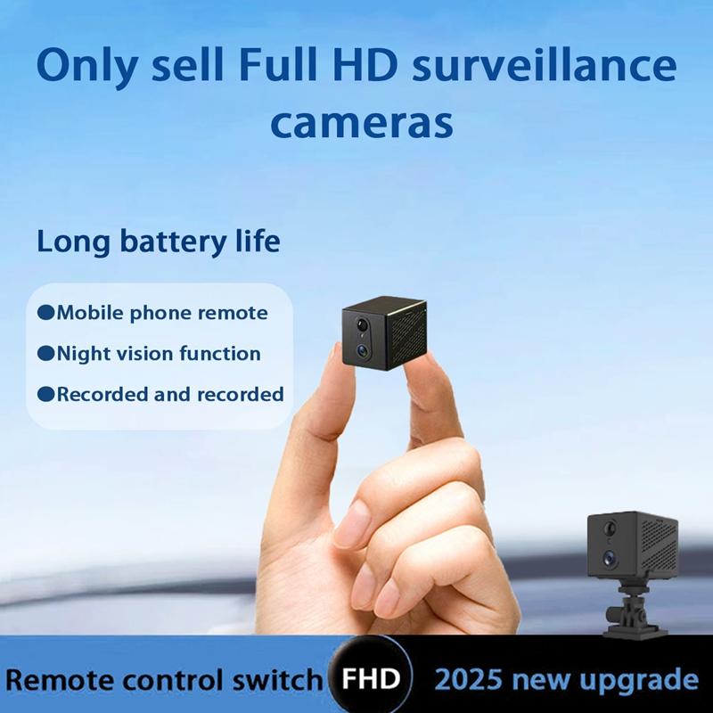 Full HD Camera Wireless Monitor Home Car Wifi Night Vision Motion Detection Remote Mobile Phone Portable Photography Indoor Home Plug-in