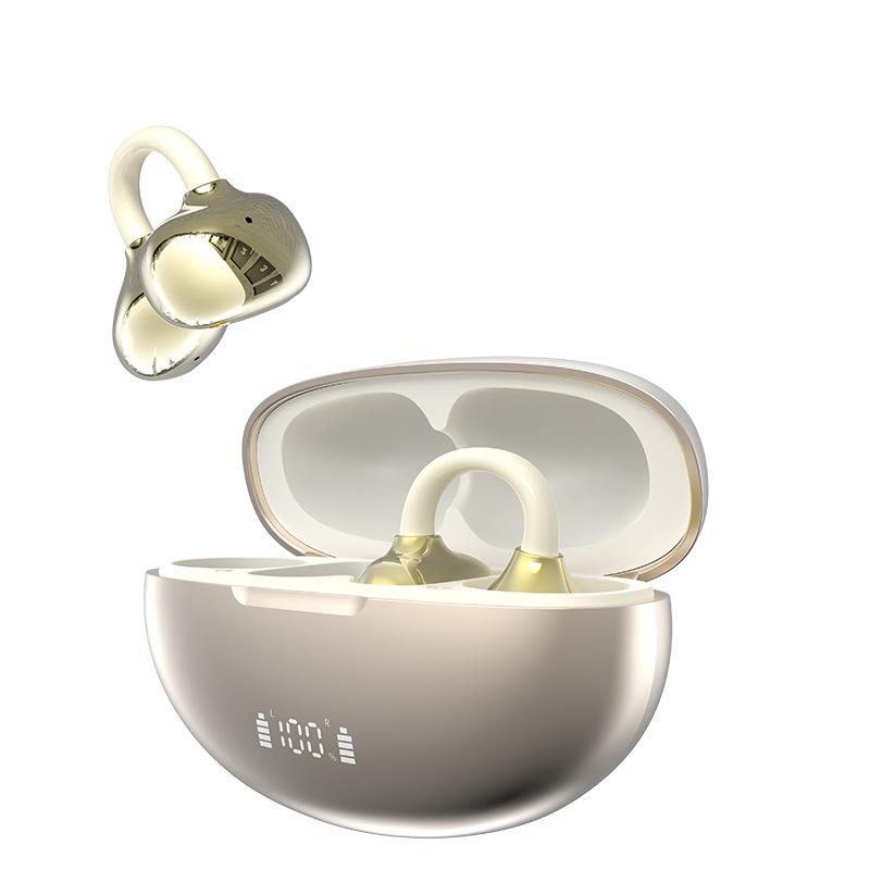 Q108 True Wireless Clip-On Bluetooth Headphones: Comfortable, Long Battery Life, Ideal for Sports