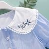 Toddlers Dresses for Girls Children's Dress Summer Kids School Costumes Short Sleeve Casual Princess Dress
