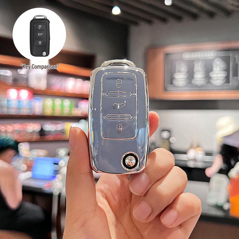 

Volkswagen Key Cover: Fits Sagitar, Lavida, Jetta, Passat, Bora, Tiguan – Unisex Car Key Shell
