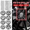 4ks 55mm 56mm 65mm 70mm Styling pro auto Krytky středů kol Kryty nábojů Odznaky Příslušenství Pro VW Volkswagen Golf 3B7601171 1J0601171