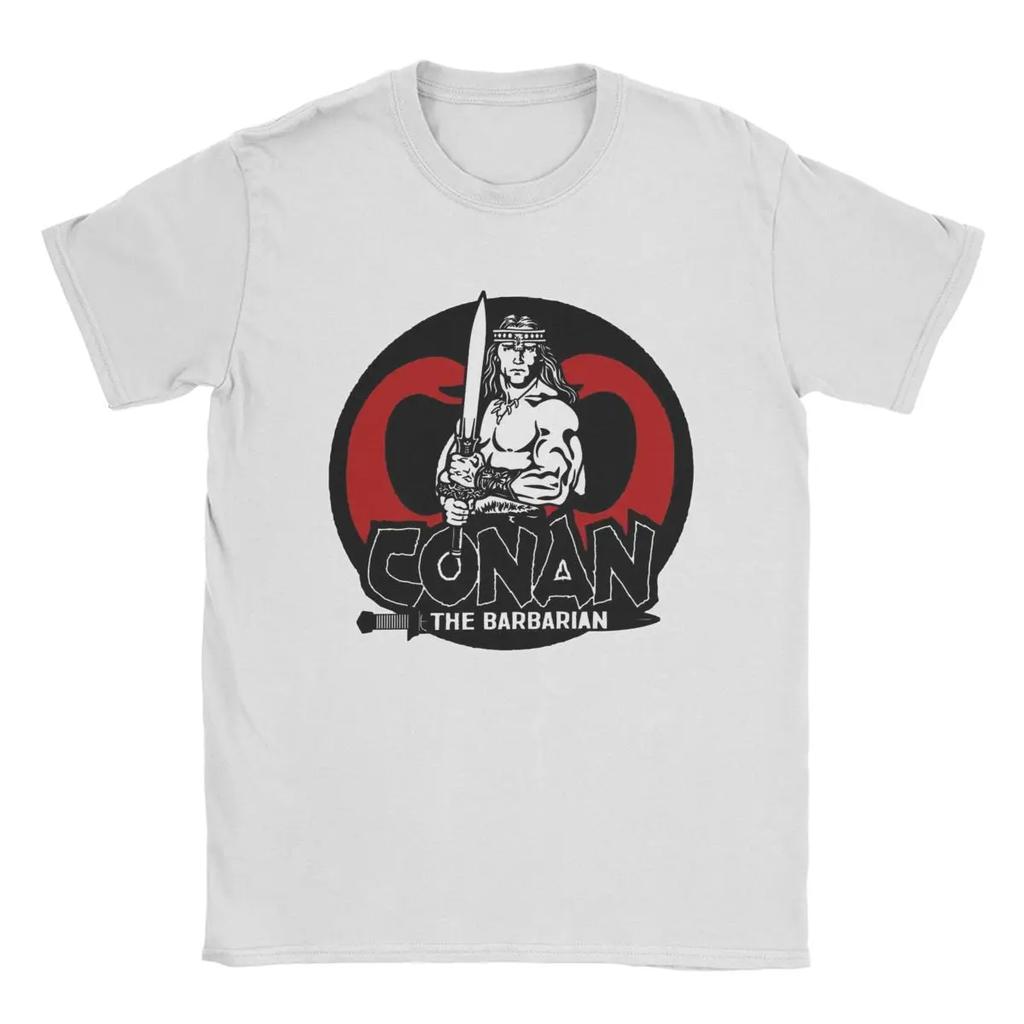 2025 Conan The Barbarian Women's Men T Shirt Novelty Tee Short Sleeve Round Neck T-Shirt Pure Cotton Summer Cotton Tops Clothing