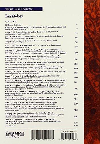 Flukes and Snails Revisited (Parasitology, Series Number 123)