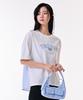 CHASECULT Women'S Woven Color Block Short Sleeve T-Shirt-Dbrg5885D01