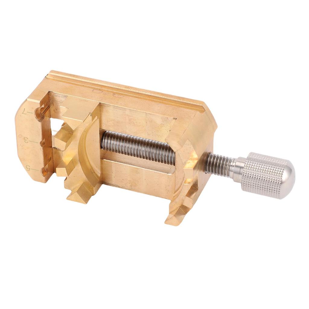   Vise Clamp Heavy Duty 304 Stainless Steel Copper Fractal Vise Drill Press Vise for Woodworking Jewelry Making Watch Repair