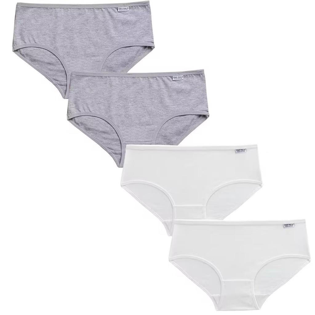 4Pcs/Lot Candy Color Kid Girls Panties Cotton Women's Panties 12-18 Years Old