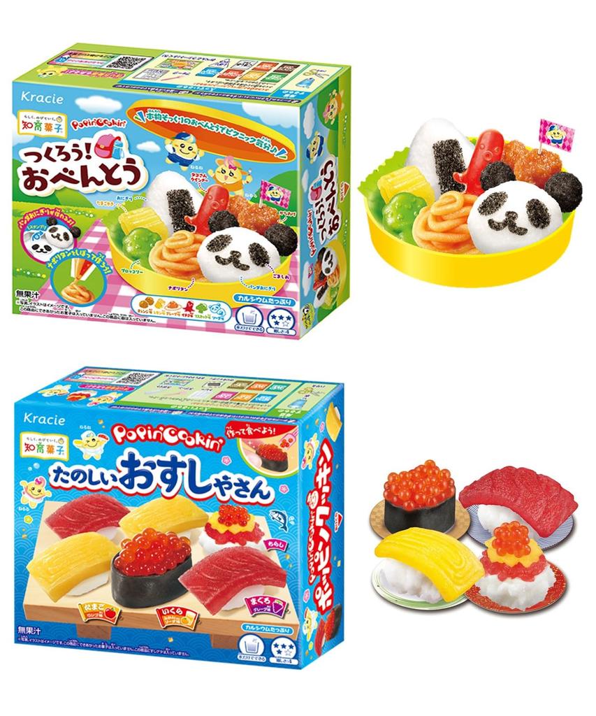 Dulciuri educative Kracie se distrează făcând și mâncând Un set de 12 tipuri de acea bogăție de familie Să fim împreună! „dulciuri educative” creativitatea copiilor.