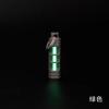Titanium Alloy Tritium Tube Keychain, Self-luminous Tritium Trachea Necklace Pendant 3.5 * 25mm Tritium Removable