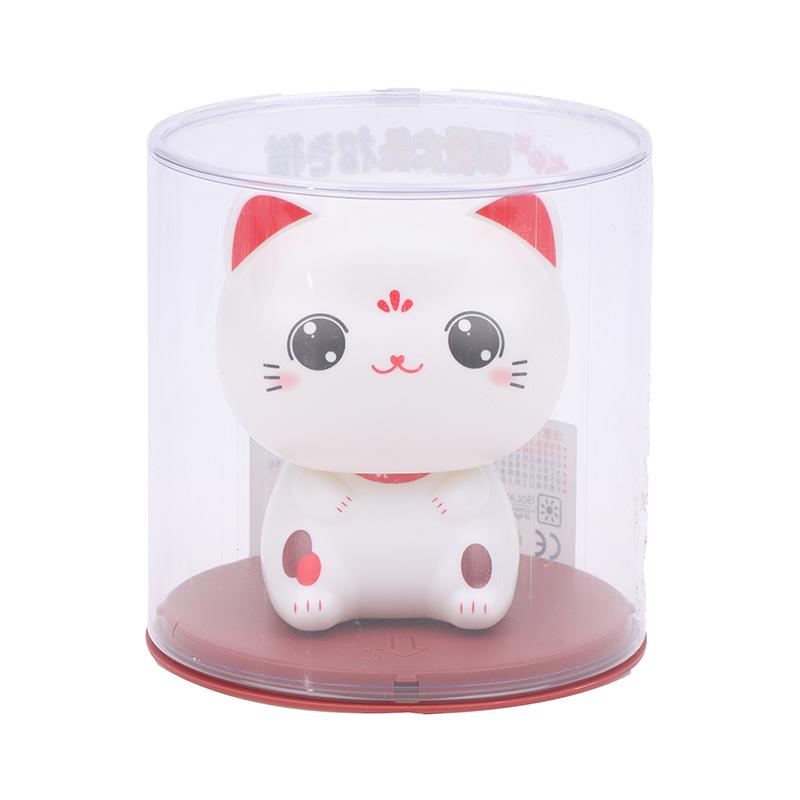 Cute Solar Power Waving Cat Waving Shaking Head Cat Home Decor Waving Cat Decor Car Ornament Doll Figurine Car Decorations