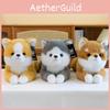 Shiba Lying Inu Husky Corgi Plush Toys Stuffed Animal Dolls Kids Birthday Gifts