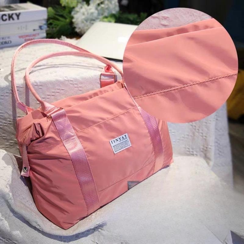 Reisetasche Große Kapazität Damen Handgepäck Kann Mit Zugstange Box Kurze Geschäftsreise Canvas Reisetasche Eingestellt Werden
