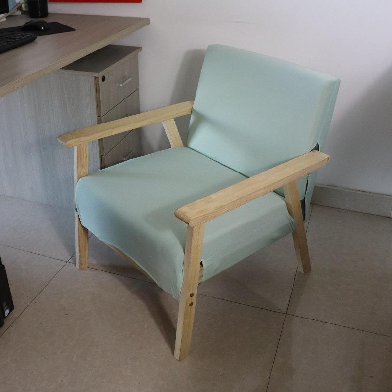 Elastic Single Sofa Cover Solid Universal Wood Chair Cover High Stretch Hotel Living Room Furniture Arm Chair Protector Cover