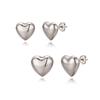 [LsSHOP] 14K Balloon Heart Pin Earrings (Gold Plated)_LJ4020BRE