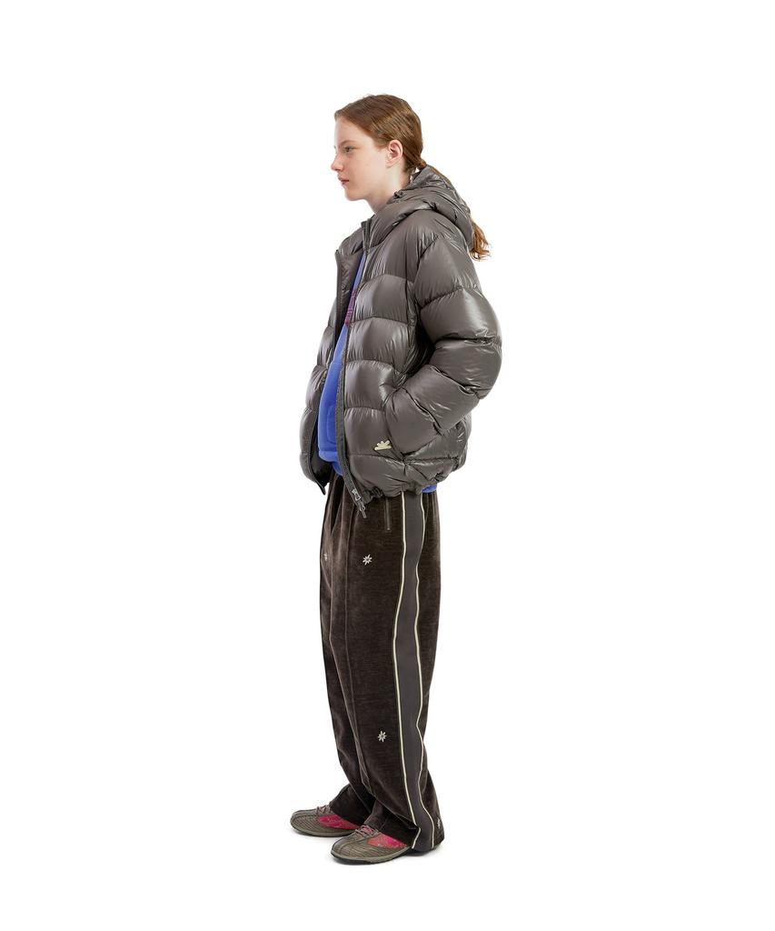 Sun Love Velor Twinkle Track Pants Brown