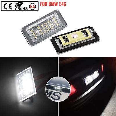 2 Stück 12V 6000K Auto LED Kennzeichenleuchte Facelift Passend für BMW 3er Reihe 325i 328i 318 320 E46 2D M3