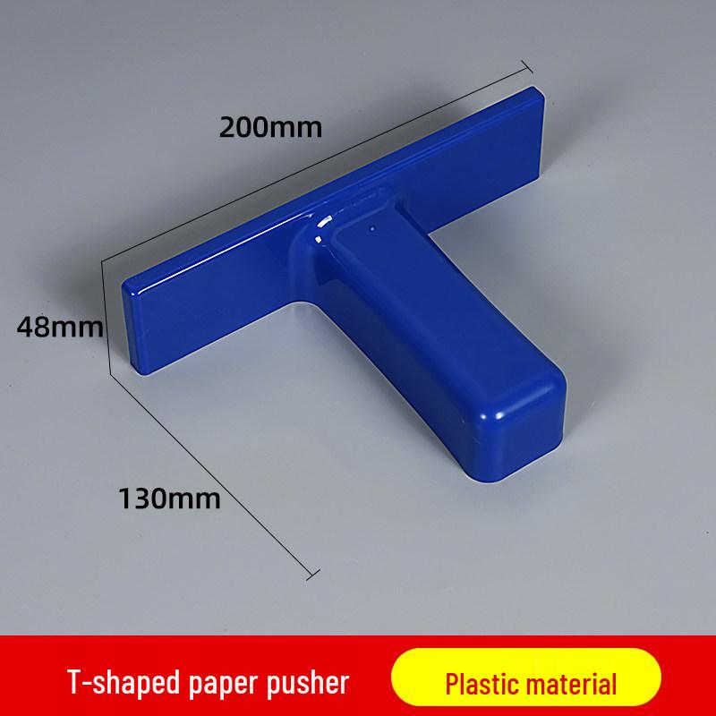 T-shaped Hydraulic Paper Cutter & Pusher Tool - Durable and Sturdy Paper Feeding Artifact