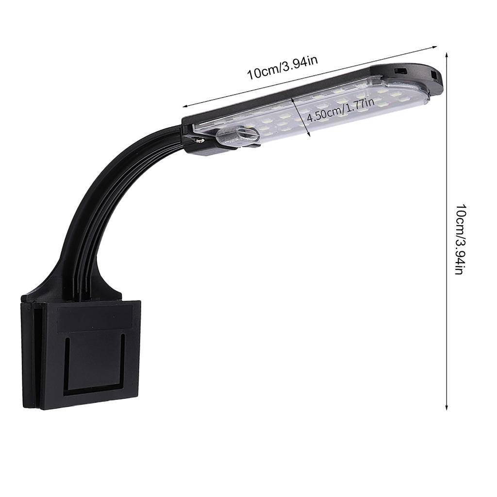 Akvarijní LED světlo pro vodní rostliny Lampa Klipové osvětlení 220-