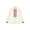 Gucci Shirts Women's White Lapel Moderate Shirt 451007-ZIK21-9220
