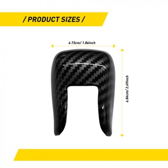 Carbon Fiber Gear Shift Knob Trim Cover For Honda Civic -2025/CRV -25 EA