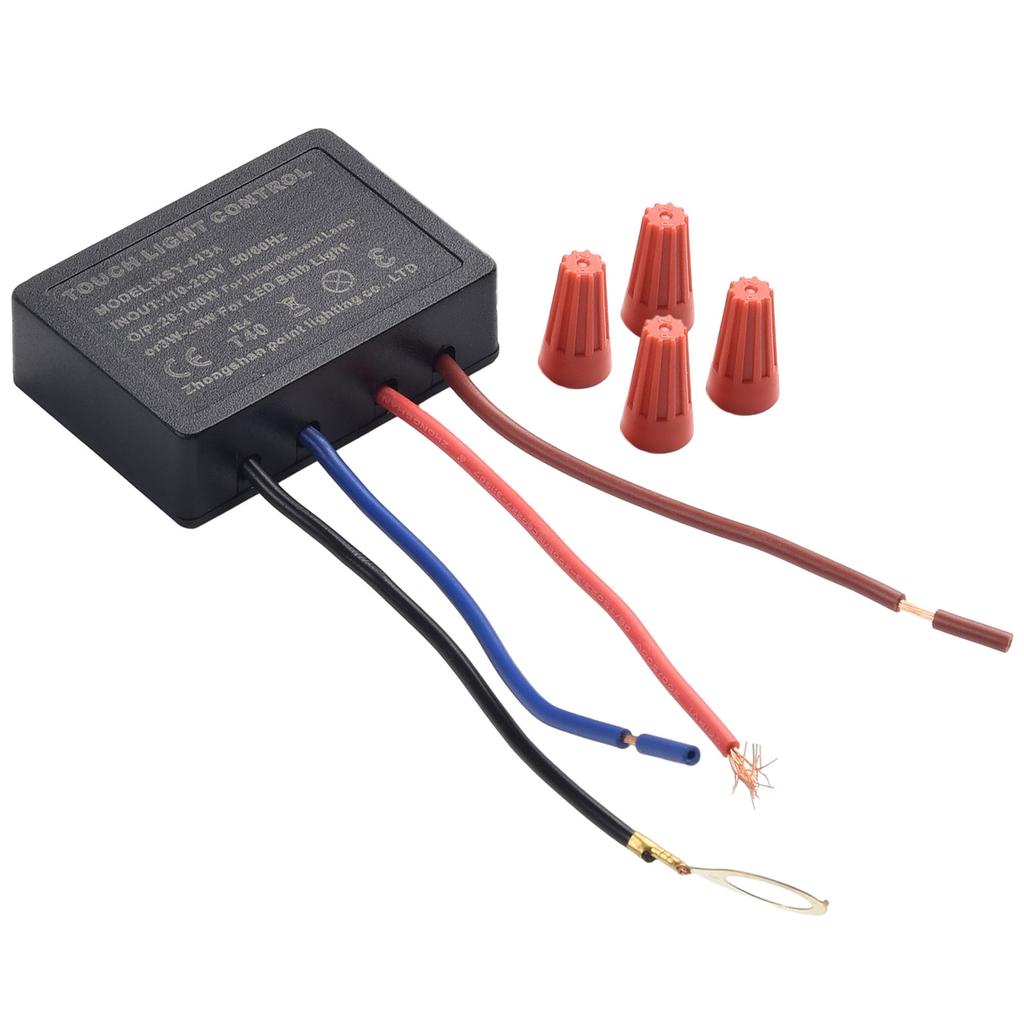 Control Dimmer Touch Switch Hotel Accessories Lighting Parts Black Incandescent Lamps Repairing Replacement Tool