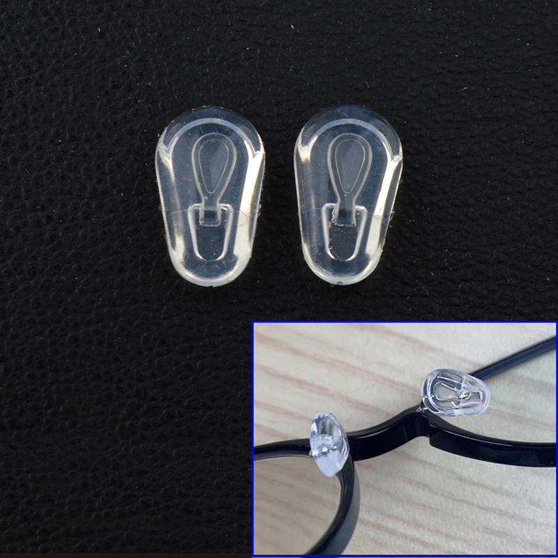 10Pairs/20pc Eyeglasses Anti Slip Silicone Nose Pads Eyewear insert nose pad CY093