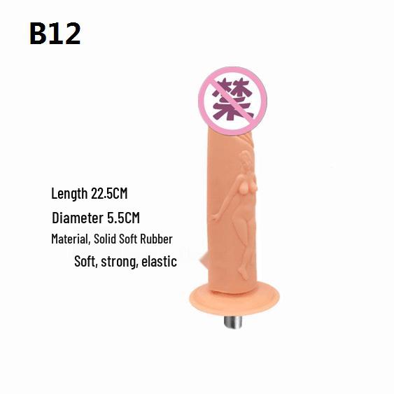 Automatic Three-Hole Adult Sex Toy with Female Simulation Attachment B01