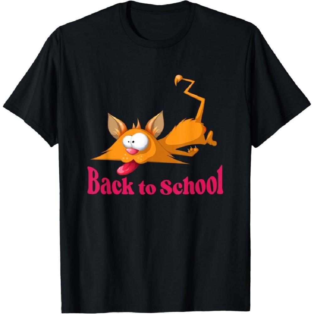 

Exhausted Kitten Cat Funny Sarcastic Humor Back to School T-Shirt XXXXXL чорний