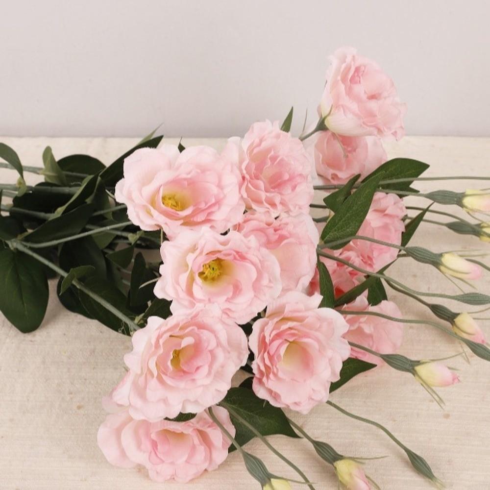 Platycodon Flower Simulation Big Lisianthus Real Touch Faux Balloon Branch  Teacher's Day
