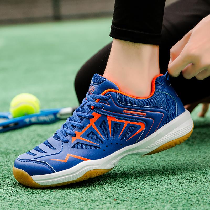 Chaussures de badminton d'extérieur à la mode antidérapantes et résistantes à l'absorption des chocs de haute qualité pour hommes Chaussures de tennis Chaussures de sport d'entraînement