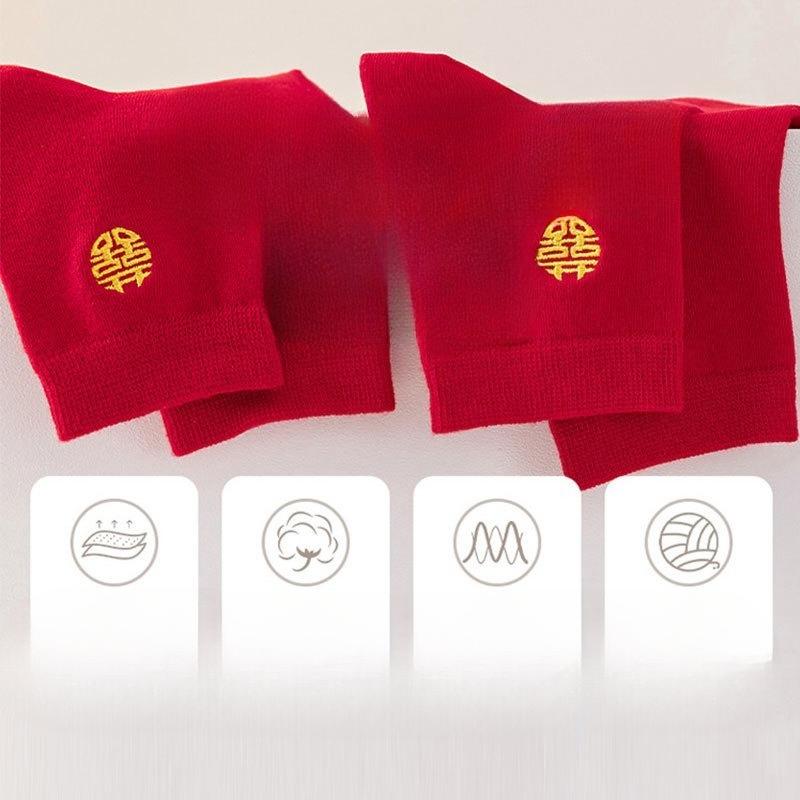 A Pair of Thin Cotton Socks for A Couple To Get Married, Symbolizing Joy for Both The Man and The Woman