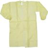 TRUSCO Nonwoven Aprons with Sleeves, Yellow, 10-Count, TDG-Y