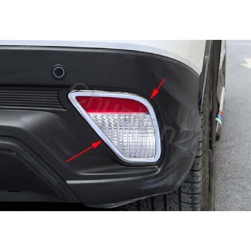 Rear Fog Light Cover Trim for 18-21 Mitsubishi Eclipse Cross ABS Chrome Lamp