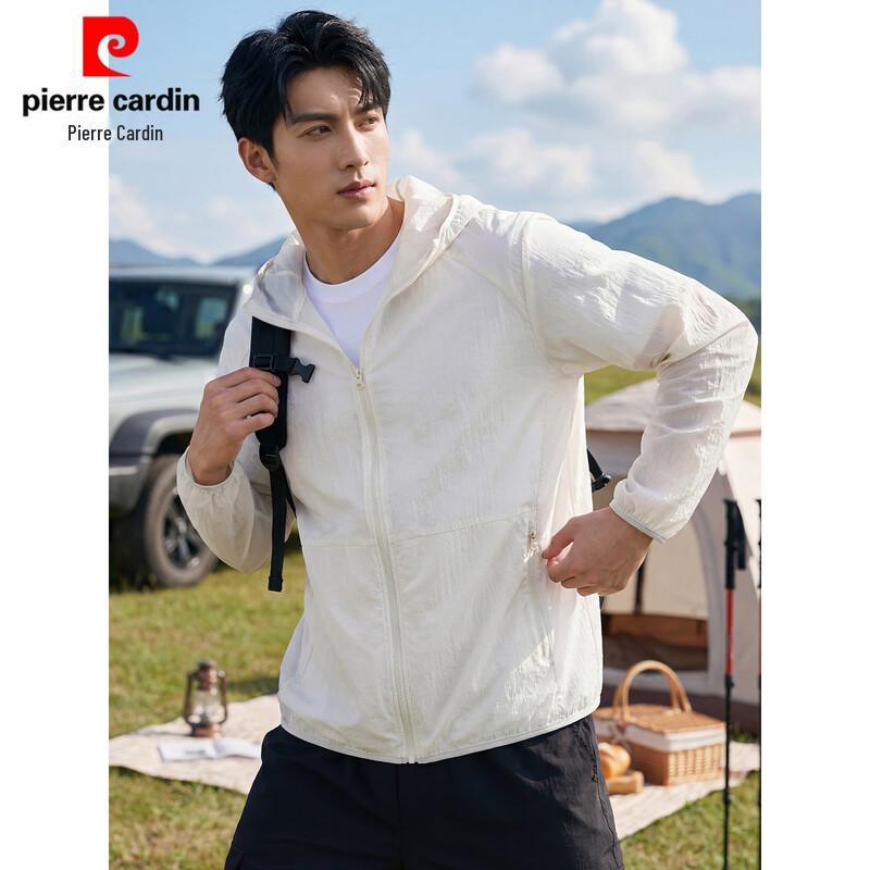 Pierre Cardin Men's UPF 50+ Hooded Sun Protection Jacket