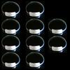 10pcs Plastic LED Bands for Parties Flashing Light Up Wristband Ornament Multicolors Wrist Decoration for Children
