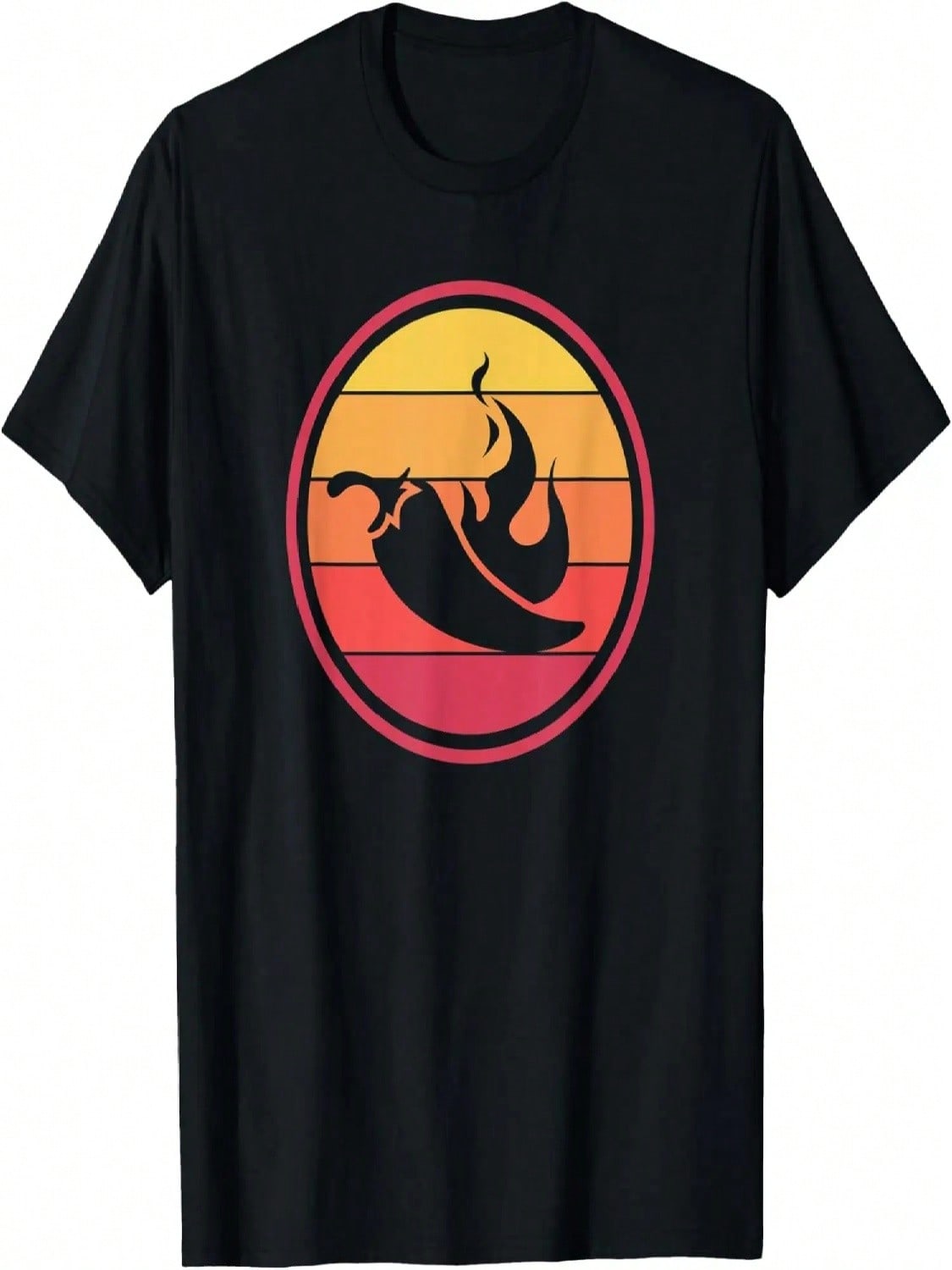 Spicy Food, Habanero Chili & Retro Vintage Pepper Sauce T-Shirt S разноцветный