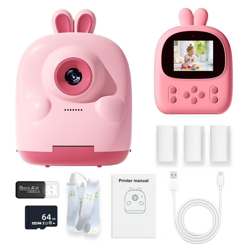 Children's printing camera thermal polaroid cartoon cute girl gift toy