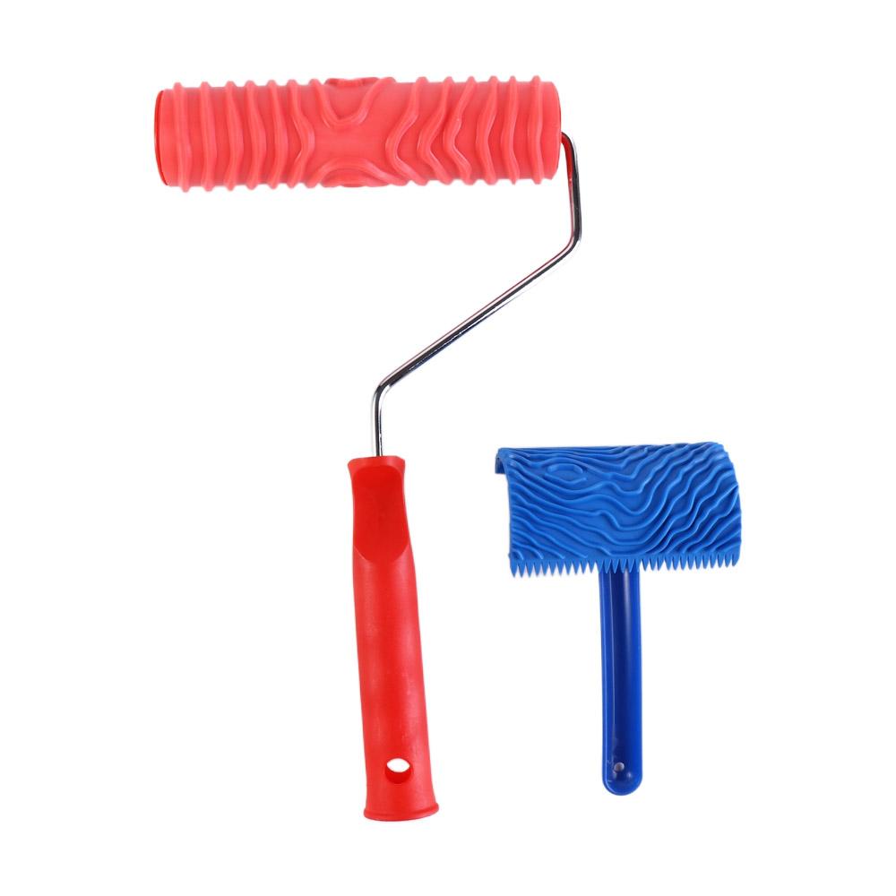 Empaistic Paint Roller Rubber Graining Painting Tool Graining Painting Tool Rolling Brush  Room