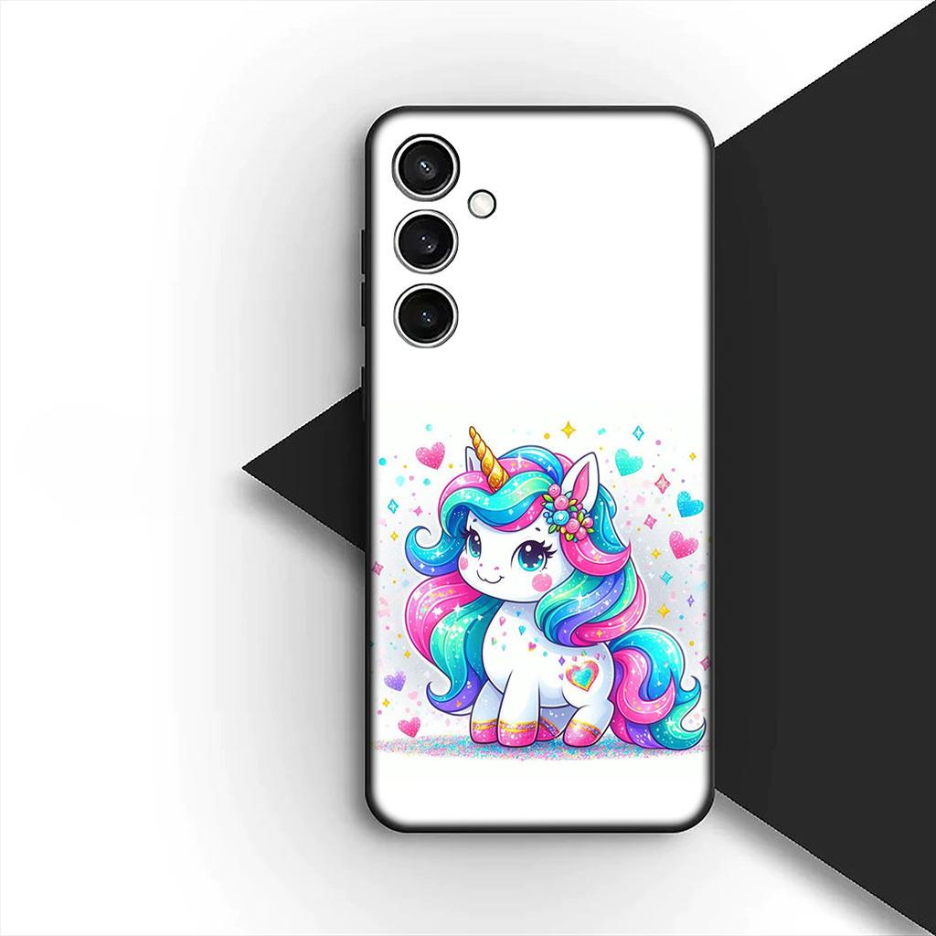 Casing for Apple iPhone 12 13 Pro Max Mini ProMax X XR Air 13Pro XS Phone Cover Protective Case Unicorn Wallpaper Lovely
