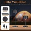 Lot de 2 lampes de table LED - NETTLIFE - Lot de 2 - Sans fil - Tactile dimmable - 3 températures de couleur