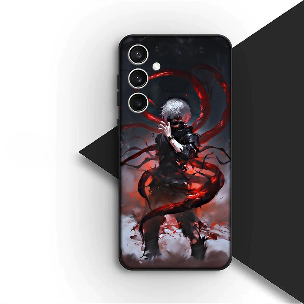 Tokyo Ghoul Ken Kaneki Silicone Cover for Samsung Galaxy S10 Lite S8 S9 Plus A33 A34 A31 70 A71 A72 Note 20 9 8 Coque Phone Case