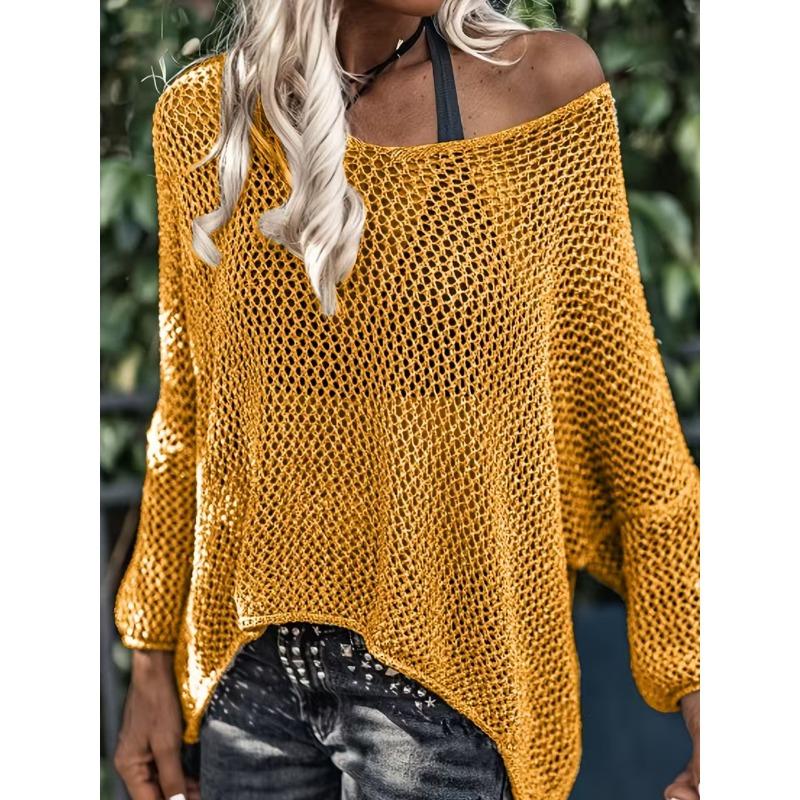 JKASHDK Damenmode Lässig Frühling Herbst Einfarbig Druck Langarm Schräger Kragen Blusen & Hemden